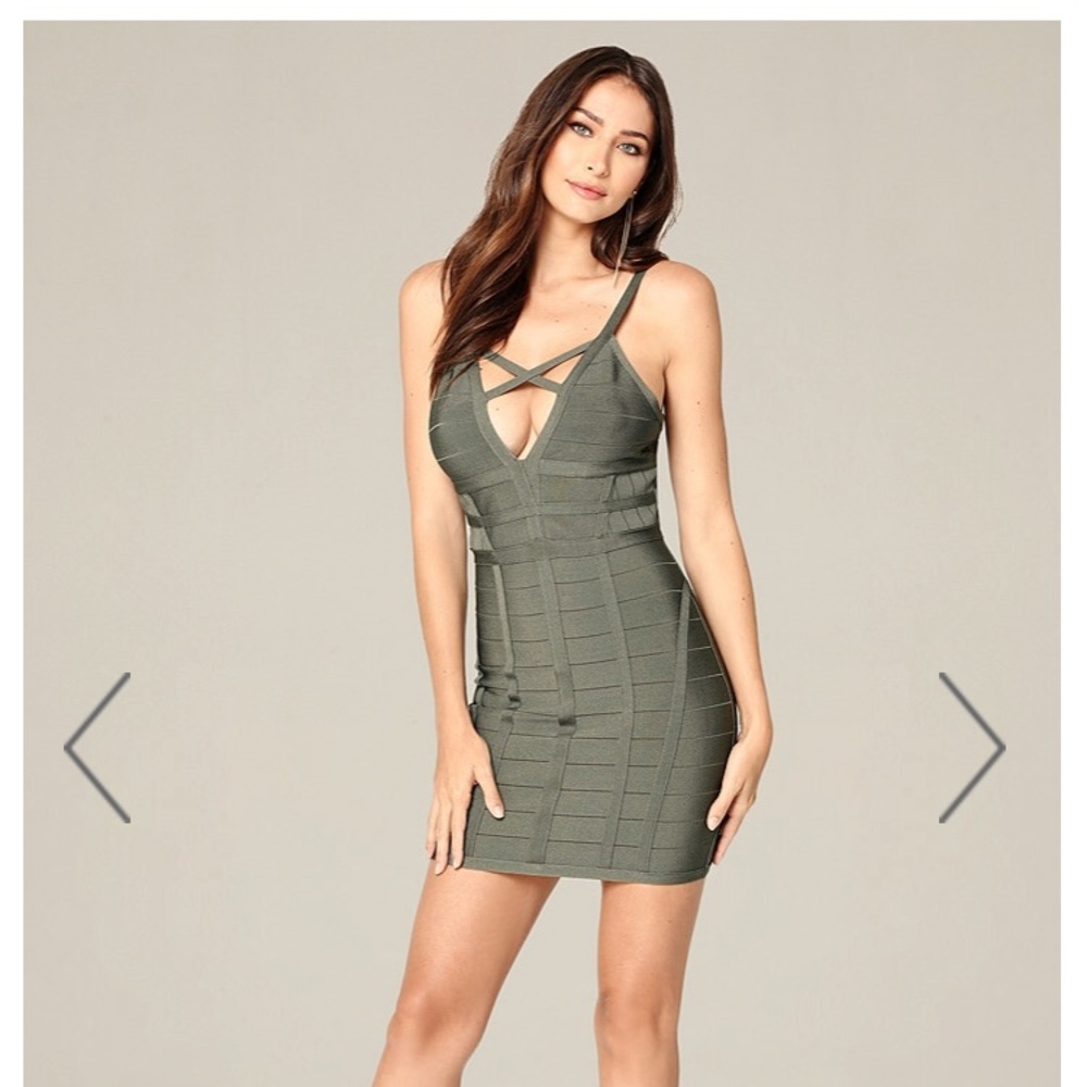 Crossfront Bandage Dress